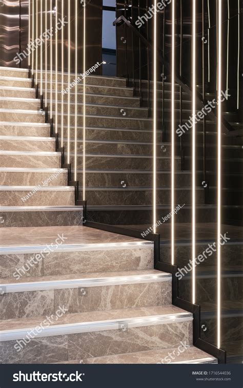 Modern Marble Stairs Luxury Interior Stock Photo 1716544036 | Shutterstock