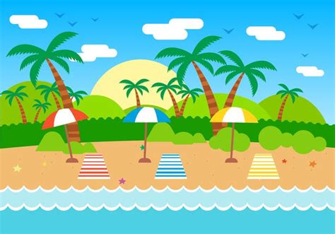 Free Summer Vector Illustration 118891 Vector Art at Vecteezy