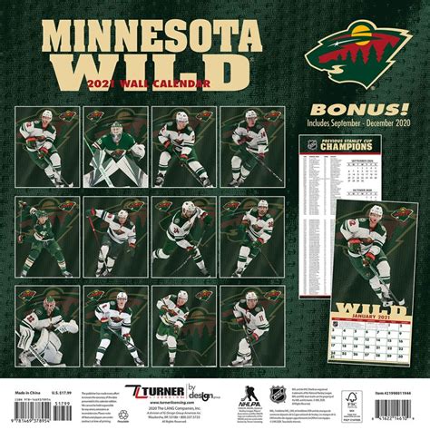 Printable Minnesota Wild Schedule - Printable Word Searches