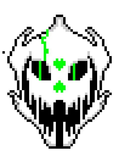 Gaster blaster pixel art