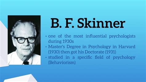 B. F. Skinner's Concept of Behaviorism - YouTube