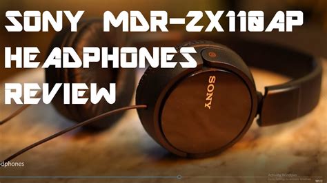 Sony MDR ZX110 Headphones Review - YouTube