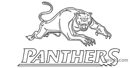 Penrith Panthers 2014 Logo National Rugby League Team Logo Sports Australia