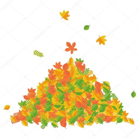 Clipart Diverse Kids Laying In A Pile Of Autumn Leaves - Royalty - Clip Art Library