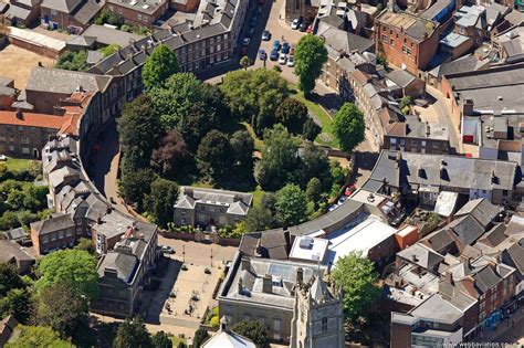 Wisbech Castle from the air | aerial photographs of Great Britain by Jonathan C.K. Webb