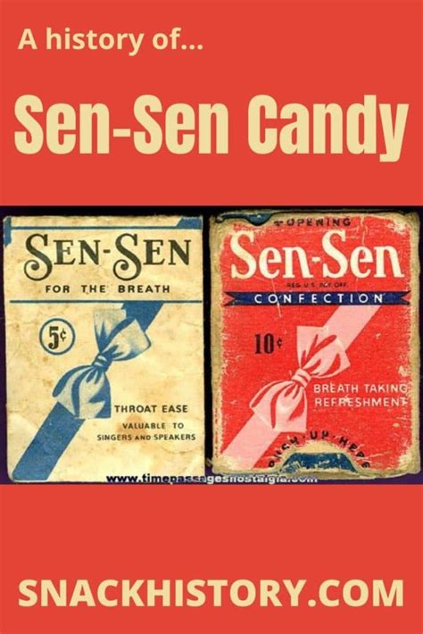 Sen-Sen Candy (History, Pictures & Marketing) - Snack History