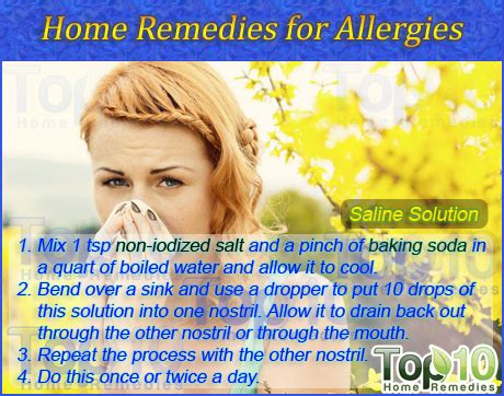 Home Remedies for Allergies | Top 10 Home Remedies