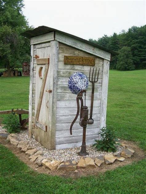 Well Pump House Ideas Beautiful Pallet Creations for Patio | Building a shed, Outhouse, Shed plans