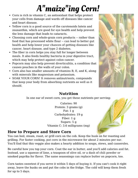 Health Benefits of Corn – Indy Food Policy (ICFAC)