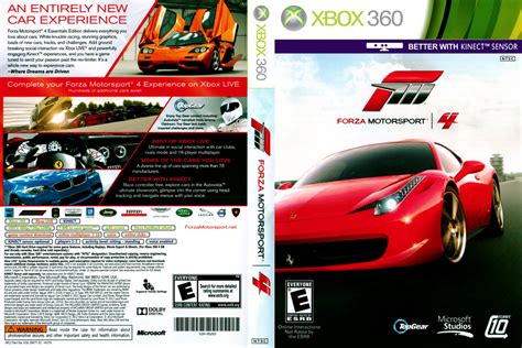 Forza Motorsport 4 - XBOX 360 Game Covers - Forza Motorsport 4 DVD NTSC ...