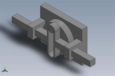 Scotch Yoke Mechanism - SOLIDWORKS - 3D CAD model - GrabCAD