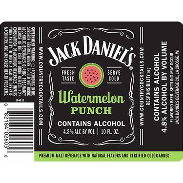 Jack Daniel's Watermelon Punch – CraftShack - Buy craft beer online.