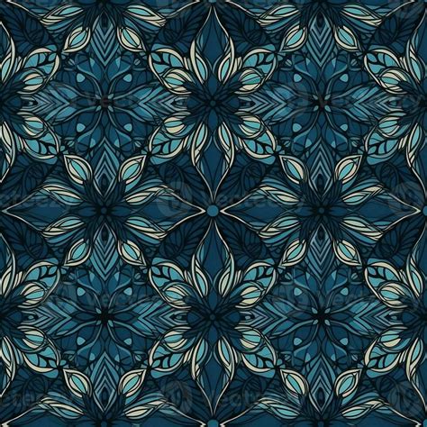 Blue floral pattern background 26387842 Stock Photo at Vecteezy