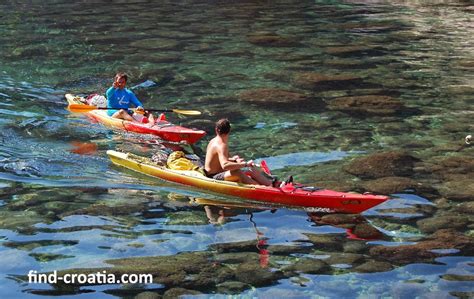 Kayaking through Croatia National Parks