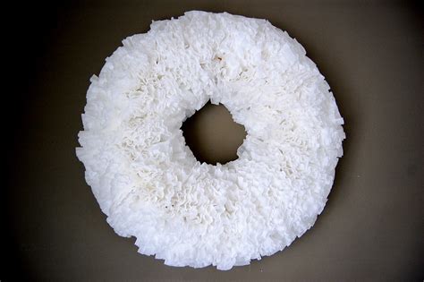 Miss Hannah B.: ~Coffee Filter Wreath~