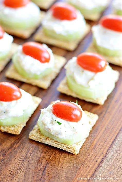 Cucumber Dill Spread Appetizers - A Pumpkin And A Princess