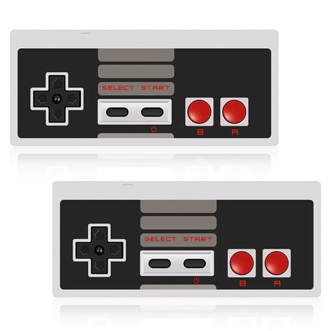 Wireless Controller for Nes Classic Edition Mini 2 Pack, Compatible with Windows/Mac OS/NES ...