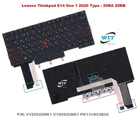 Laptop internal Keyboard/Keypad for Lenovo Thinkpad E14 Gen 1 2020 Type ...