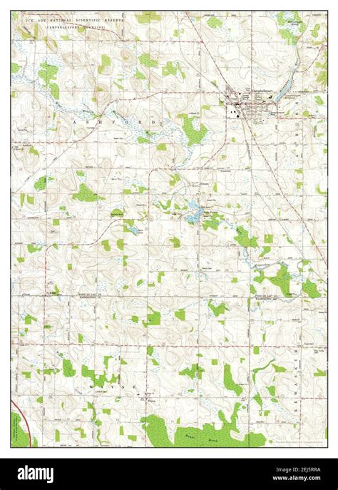 Campbellsport, Wisconsin, map 1974, 1:24000, United States of America by Timeless Maps, data U.S ...