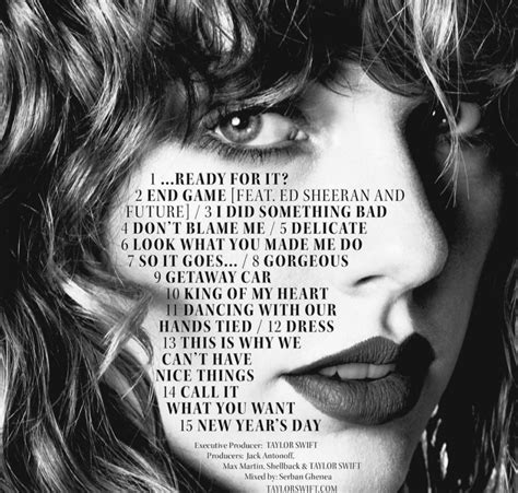 Did Taylor Swift's Reputation track list just leak? - Vogue Australia