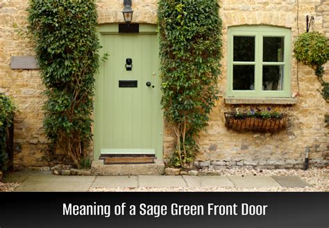 Update Your Home’s Style With a Sage Green Front Door