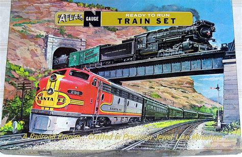 Vintage Atlas N Scale Model Train Set, Pennsylvania Railroad, Made In ...