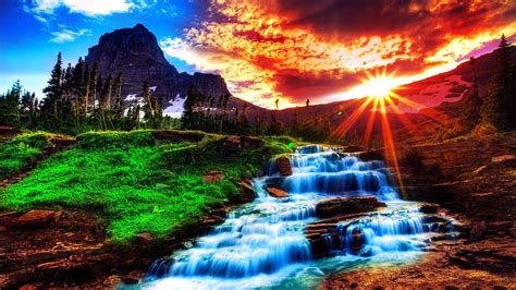 Rainbow Waterfall Wallpapers - Top Free Rainbow Waterfall Backgrounds - WallpaperAccess