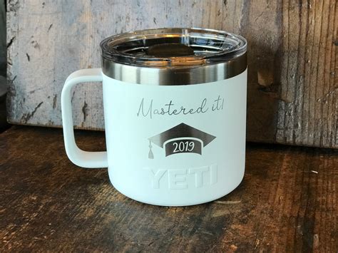 14oz Custom Engraved YETI Mug Vacuum Sealed mug with Handle | Etsy