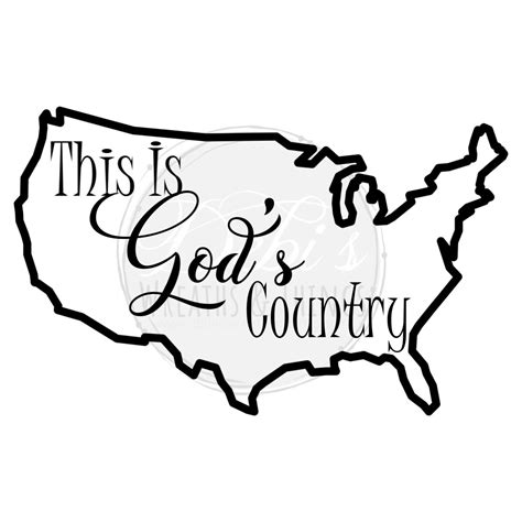 This is Gods Country SVG, Patriotic SVG, Americana SVG, Usa Svg, Patriotic Png, Cricut Svg File ...