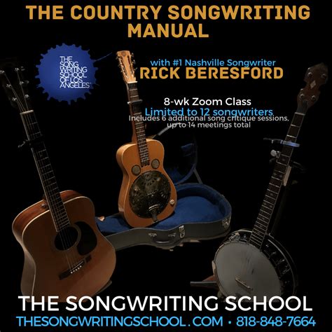 FEATURED CLASSES / NEXT TO START - The Songwriting School of Los Angeles