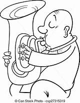Tuba Coloring Page At GetColoringscom  Free Printable Colorings pages sketch template