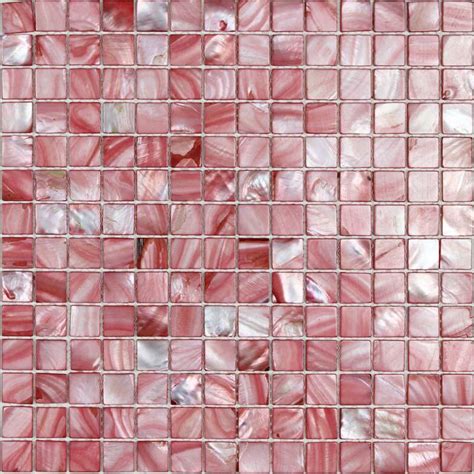 shell mosaic tiles painted mother of pearl tile backsplash BK015