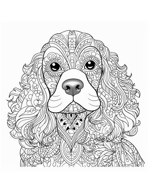 Pawsome Pups: Mandala Style Coloring Book With Top Dog Breeds 42 Page ...