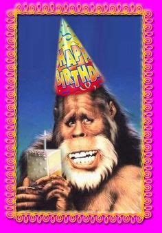 Pin by Leelan Lampkins on Sasquatch/Bigfoot images for card making | Happy birthday animals ...