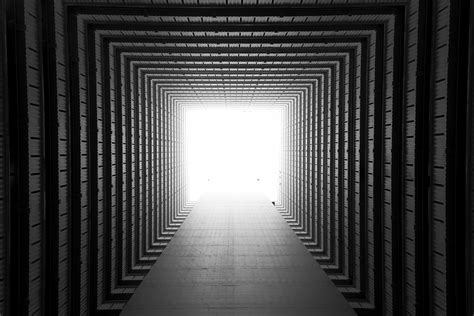 wallpaper corridor, symmetry, geometry, architecture, light ...