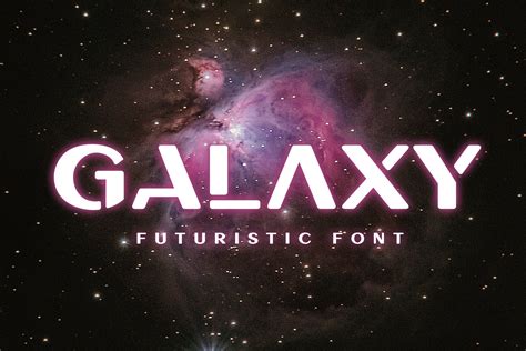 Galaxy - Unique Futuristic Font (255715) | Regular | Font Bundles