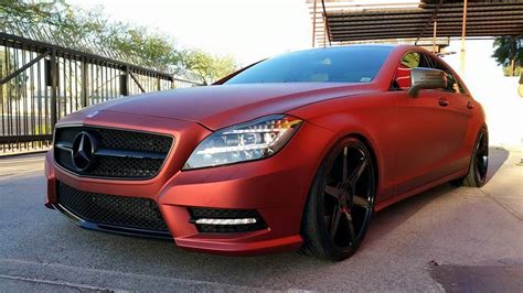 matte red car wrap vinyl - Madalyn Lynn