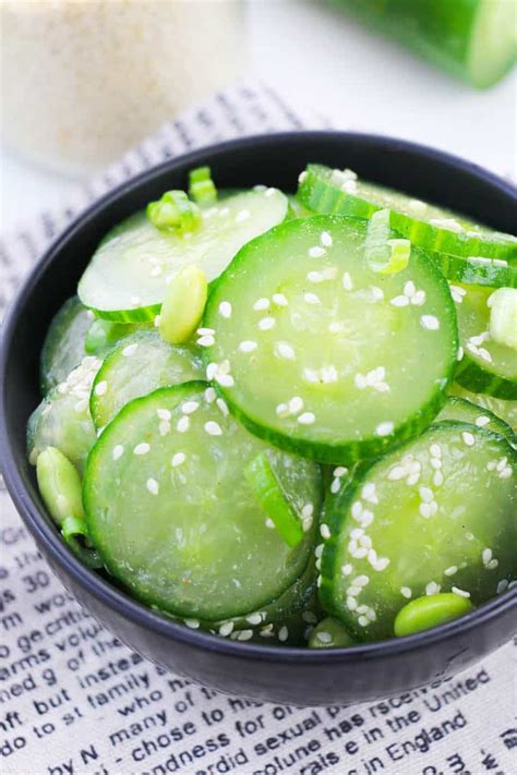 Asian Cucumber Salad | Smells Like Delish