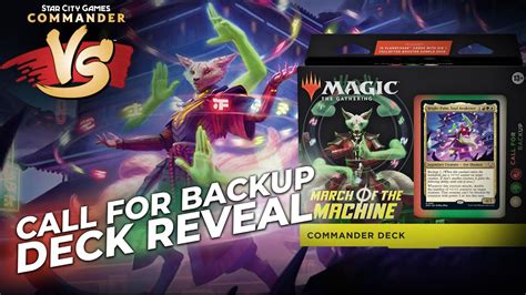 Call For Backup Full Deck Reveal! | March of the Machine Commander Deck - YouTube