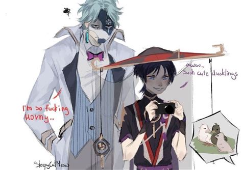 Dottore X Scaramouche 』 | Impact, Anime funny, Albedo