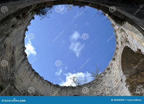 Inside the Tower of Chateau Gaillard Stock Photo - Image of castle, english: 68438200