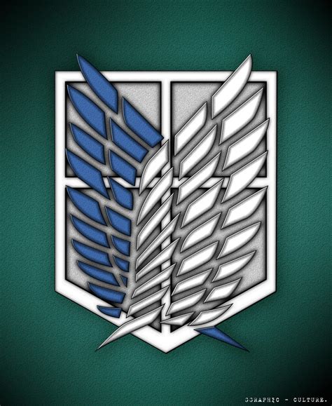 Shingeki no Kyojin scouting legion emblem by ZIBAR15 on DeviantArt