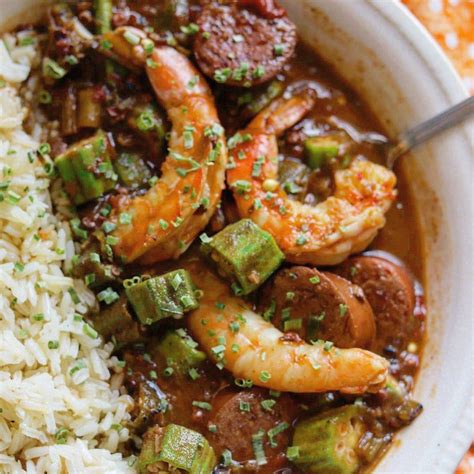 Love Gumbo! This Super Shrimp, Okra and Andouille Smoked Sausage Gumbo ...