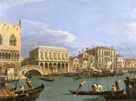 CANAL, GIOVANNI ANTONIO called CANALETTO - View of the Riva degli ...