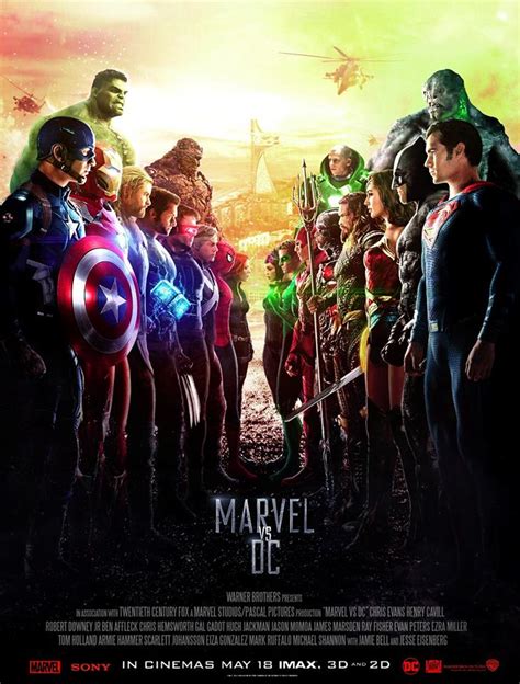 Seduced by the New...: Marvel/DC Fan Art Poster