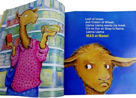 Книга для детей на английском языке Llama Llama Mad at Mama купить