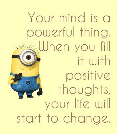 Minion Positive Quotes. QuotesGram | Funny minion quotes, Funny inspirational quotes, Minions