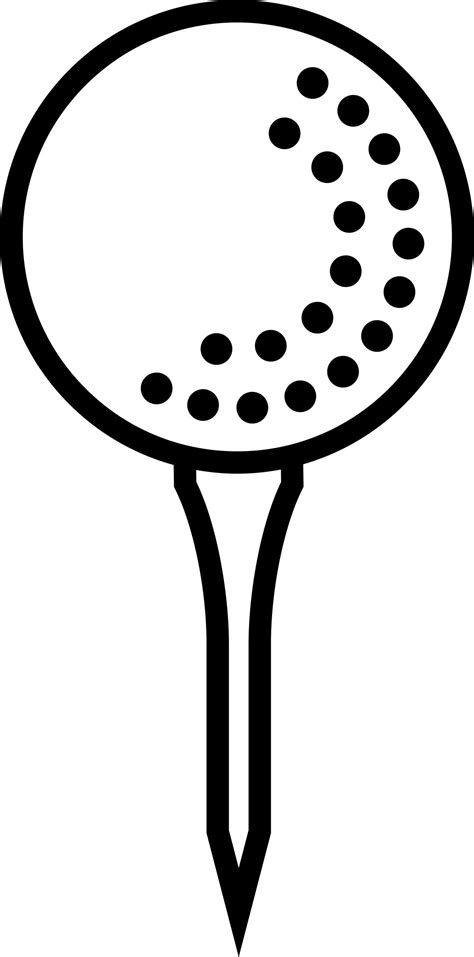 Golf Tee Silhouette at GetDrawings | Free download