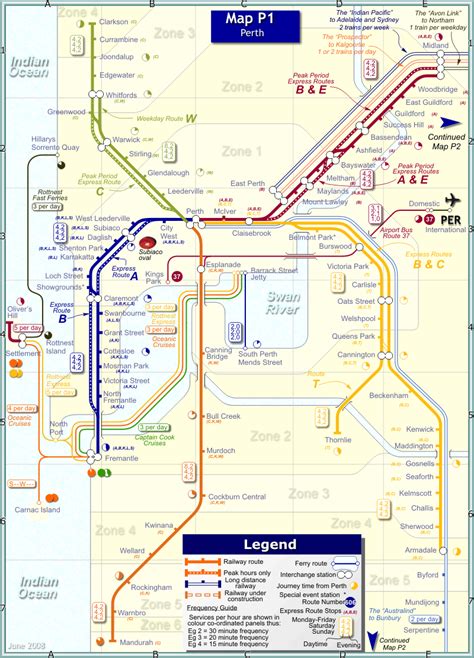 PERTH Metropolitan Rail Map Australia Honeymoon, Perth Australia ...