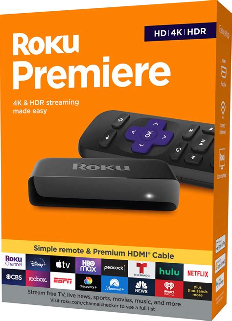 Roku Premiere HD/4K/HDR Streaming Media Player Equipos de audio y Hi-Fi Electrónica futakuchi ...